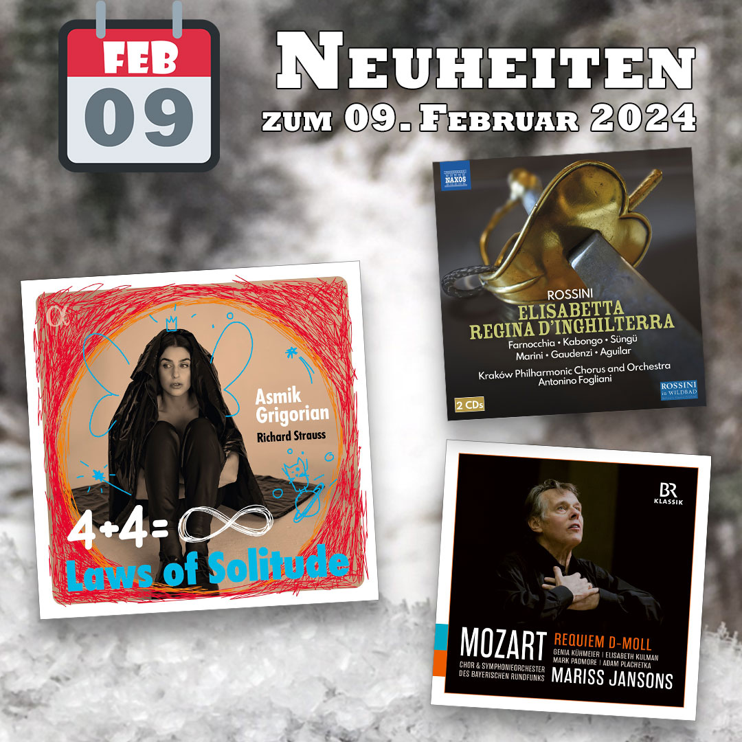 NAXOS_de's tweet photo. ✳•*•♫♪¸.• #Neuheiten #Klassik | Auf einen Blick ► https://t.co/4oCObm3Ve3 | #Neuveröffentlichungen | #Musikfreitag | •*•♫♪¸.•✳ https://t.co/oucsRJqLSF