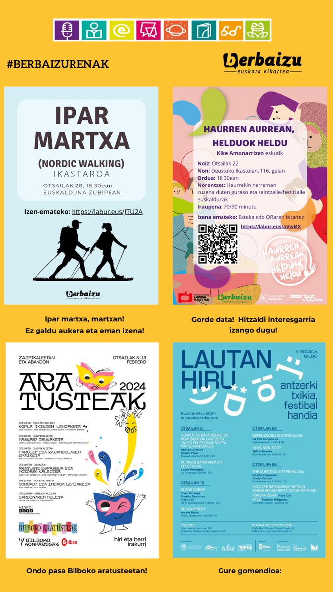 berbaizu's tweet photo. #BERBAIZURENAK
#Iparmartxa
#haurrenaurreanhelduokheldu
#bilbokoaratusteak
#lautanhiru2024 https://t.co/0IaHDjaH1N