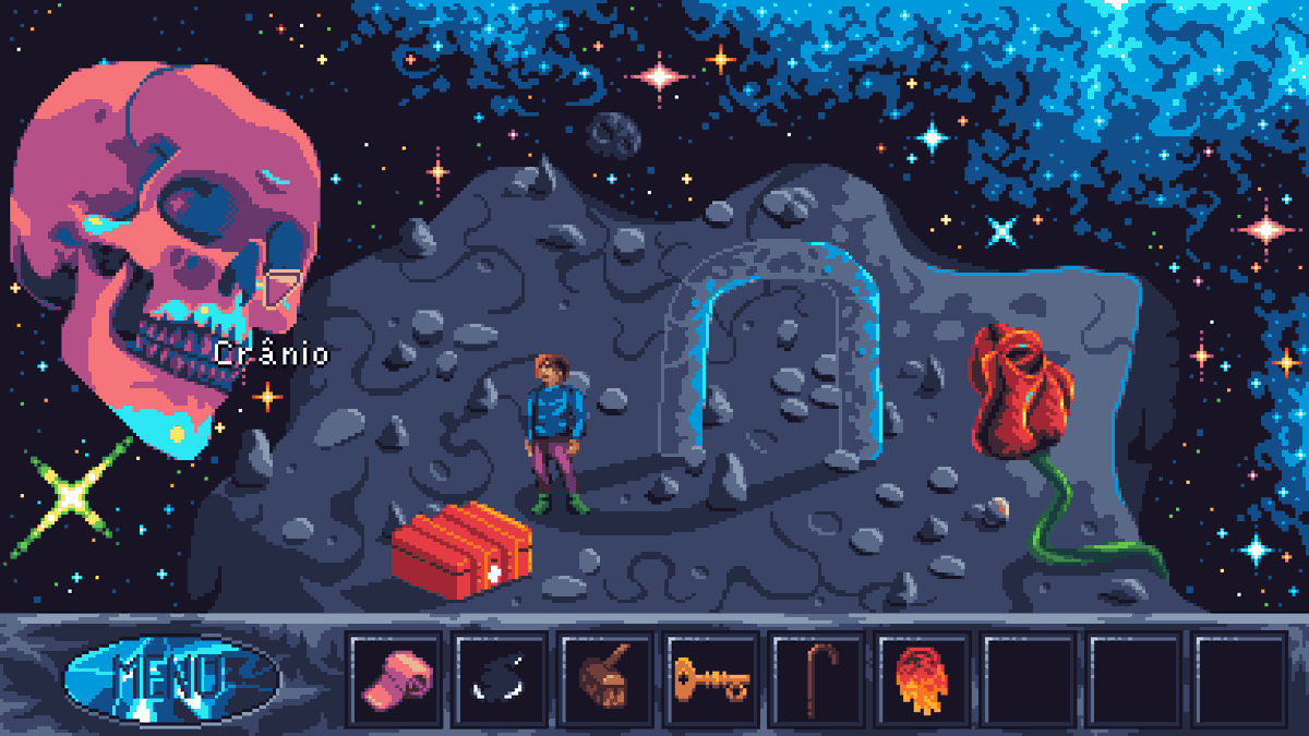 Cosmic_Void_'s tweet photo. Hey everyone! 👋 I've recently Twilight Oracle, a point &amp; click adventure.

Twilight Oracle is 👇

🃏 Funny
🌈 Colorfully pixelated
🏖️ Beachy

Get it on Steam  👇
https://t.co/E5whHVi0hS

#retro #pixelart #indiegame #indiedev #gamedev #pointandclick #adventuregame #retrogames https://t.co/xyrhLASdkJ