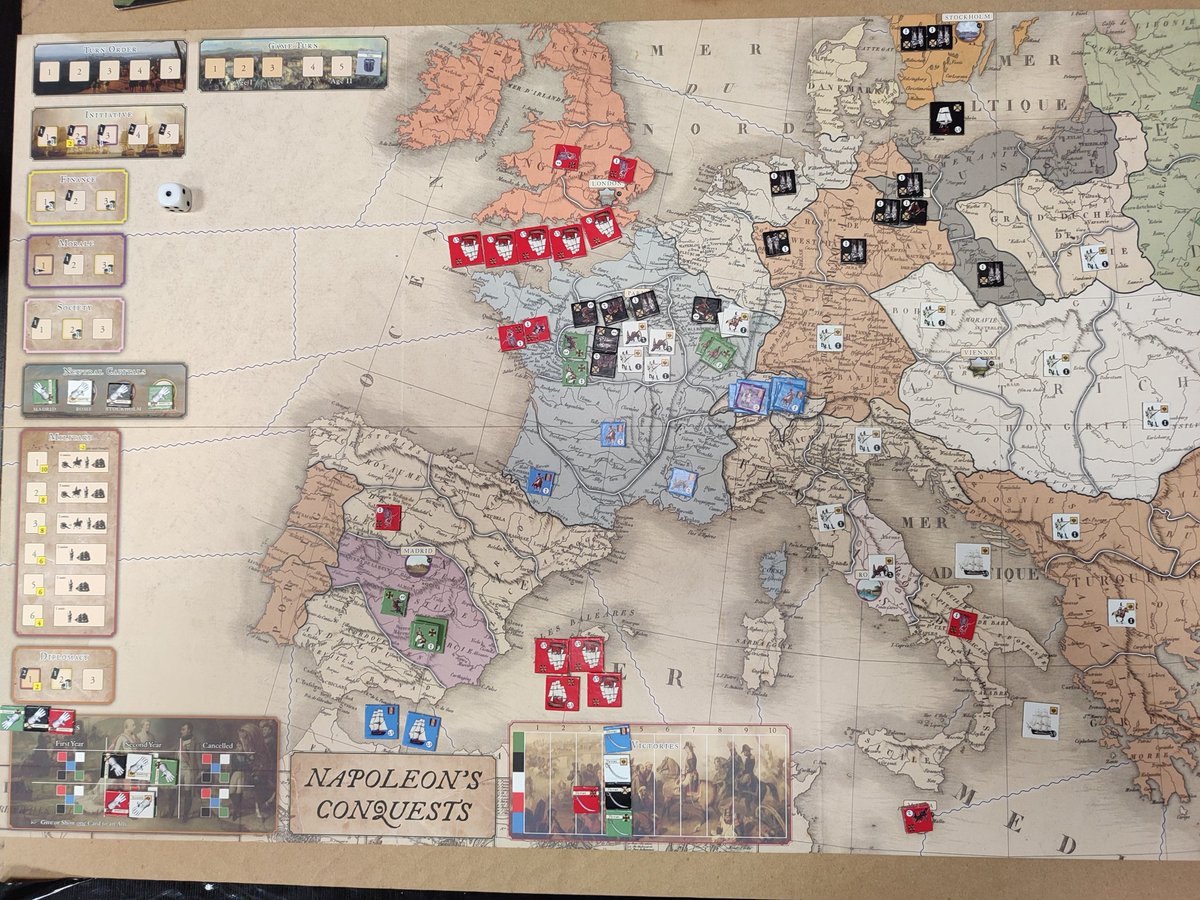 Davout (@andrsga05331321) on Twitter photo Ayer primera partida al Napoleon's Conquests en <a href="/ClubSemper/">Asociación Semper Ludens Gijón</a> .
Victoria sin paliativos de la Coalición con un Napoleon desquiciado desde el inicio. Ni llegó a acercarse a Viena ó Berlín. 1/3
<a href="/DavAlvGar/">David Álvarez García</a> Ayer primera partida al Napoleon's Conquests en <a href="/ClubSemper/">Asociación Semper Ludens Gijón</a> .
Victoria sin paliativos de la Coalición con un Napoleon desquiciado desde el inicio. Ni llegó a acercarse a Viena ó Berlín. 1/3
<a href="/DavAlvGar/">David Álvarez García</a>