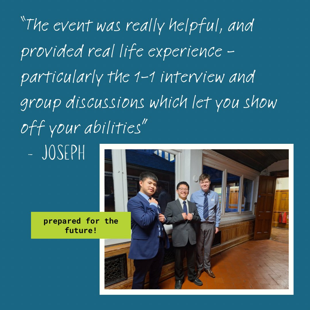 ccbfutures's tweet photo. Year 12 recently took part in an assessment centre with @eye4education. Pupils completed a range of tasks to help prepare them for the future, assisted by business advisers who kindly gave their time.
Swipe through to see photos from the event, &amp; find out what our pupils thought. https://t.co/FWybLRoHW7