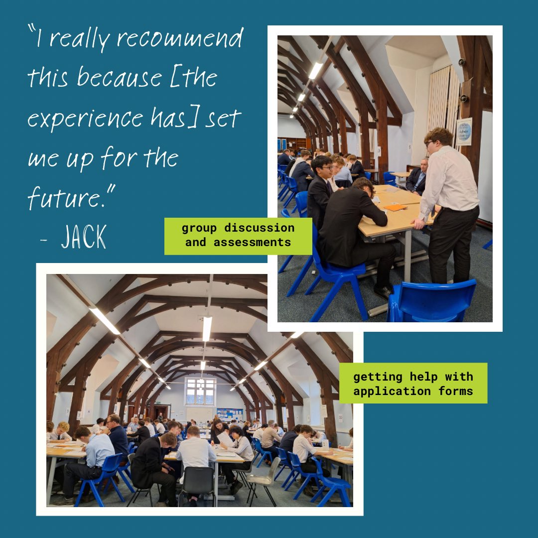 ccbfutures's tweet photo. Year 12 recently took part in an assessment centre with @eye4education. Pupils completed a range of tasks to help prepare them for the future, assisted by business advisers who kindly gave their time.
Swipe through to see photos from the event, &amp; find out what our pupils thought. https://t.co/FWybLRoHW7