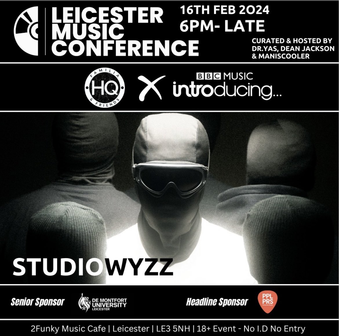 Artist Announcement 📢
Studio Wyzz performing at LMC
• 16th February 
• Tickets available now!
