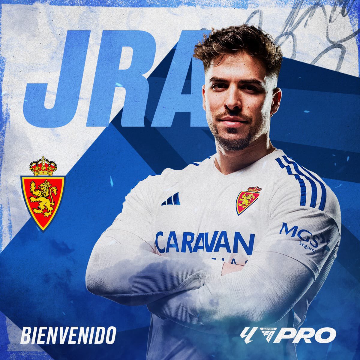 Soy nuevo jugador del <a href="/RealZaragoza/">Real Zaragoza</a> para competir y luchar por ganar <a href="/LALIGA_FCPro/">LALIGA FC Pro</a> 

Es un orgullo enorme poder defender este escudo, ¡vamos a por el título Zaragoza! 🦁🔥