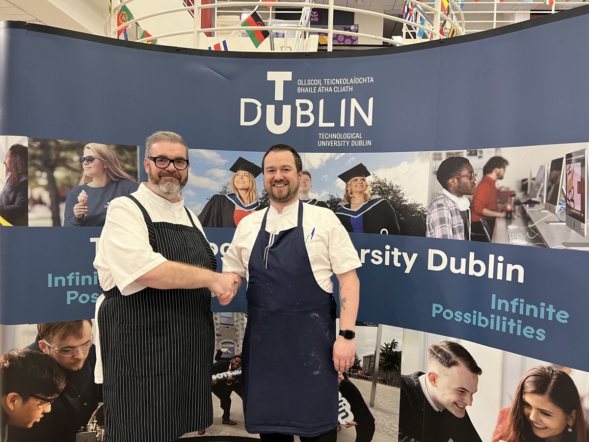 Congratulations to our alumni, Chef Ciaran McGill on winning ⁦@GatheredIreland⁩ Chef of the Year competition. Great to have you back in our kitchen ⁦⁦@McGill_09⁩ . Best of luck in London 🤞 ⁦@WeAreTUDublin⁩ #culinarycareers