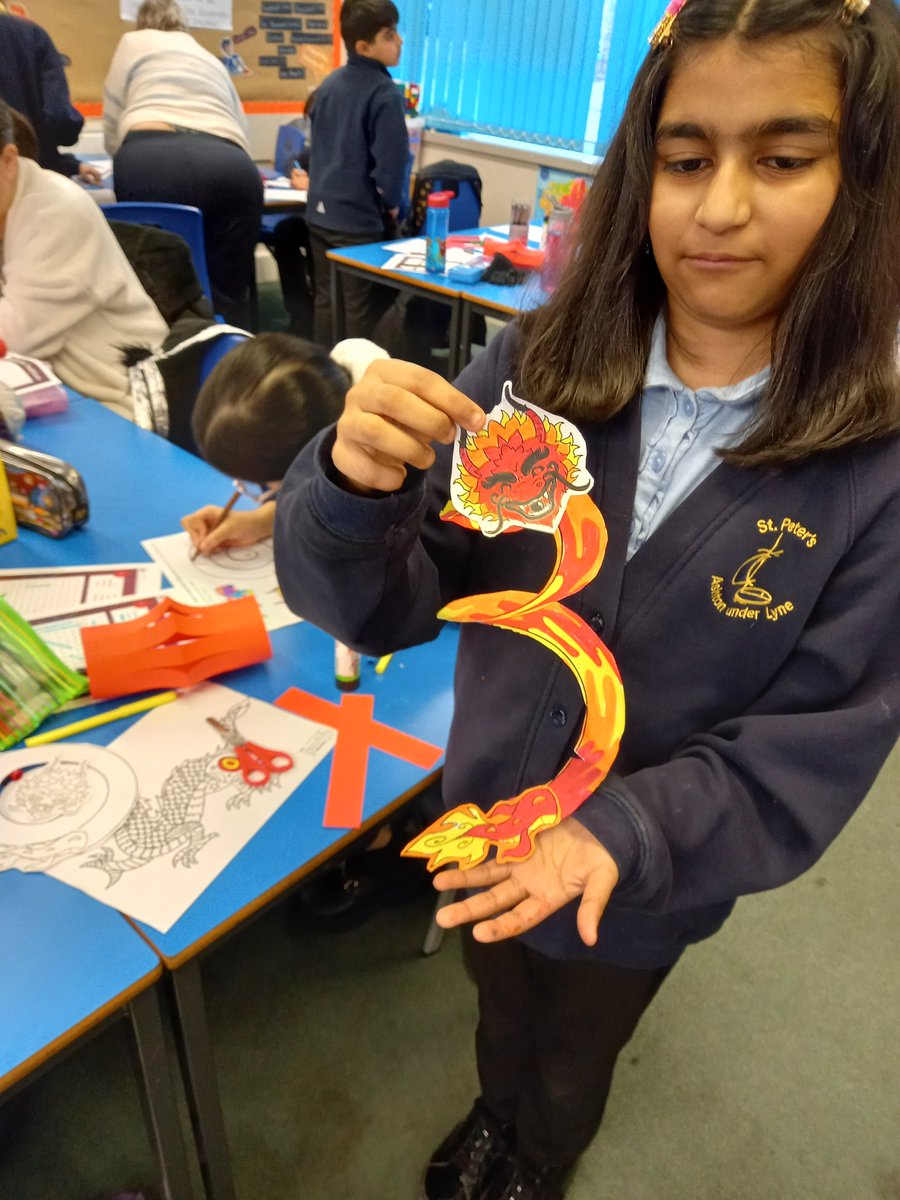Year 5 Chinese New Year activities! Thank you for all parents that joined in yesterday!