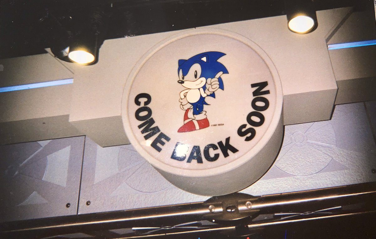 GuyFawkesRetro's tweet photo. I've tried explaining gaming arcades to my eight year old son. He's aware of them, but not in the way you'd think. 

Arcades these days are basically ticket pushing machines, get points, get tickets, get a stylafoam airplane from the booth. 

I showed him pictures of SEGA World / Pepsi World in London from the 90's, The Trocadero. 

Then I showed him some footage. I can't explain the expression on his little face, but it was one of some confusion and 'happiness'. 

Obviously, he had questions. Strange questions.

'Did they sell Prime?' no, I said. 

'46 flavours of Pepsi' I said.

'What if you ran out of money' well,  you watched other people, I said. 

'All those lights and noise. I bet people had a headache!'

Erm, 'Yes, I guess'. I said. 

For me, the Trocadero as it was back then, SEGA / Pepsi world was the pinnacle of our times. The future of things to come. Gaming in its highest form. Lights, music and every flavour of Pepsi known to humans. Socialising, Alien Wars, a DJ and VR. A place to hang out, make new friends and watch some of the greatest Street Fighter II players I've ever seen.

But it's gone now. There's nothing like it anymore. Arcades now are considered Niche, they are for corporate events and office Christmas parties with that one bloke who shouts 'Oh wow look, Mortal Fighter and Daytona Rally 2!" whilst you wait 45 minutes in a queue for a vegan hotdog. 

My son thought the photos and the footage I showed him *was* absolutely out of this world. He really thought it was something from a film, a make belief place full life, lights and noise.

A different world.

He has asked if we can go, but I had to break it to him gently.

'It was 30 years ago, in the nineties. Things have moved on, for the better. You can play all of these games at home online with your friends 'PrimeApex560XXb' & 'MilfMoleJerry5' in the warm, can't you.' 

Although he's only 8, I think the penny dropped. 

#EggsAndSpam #SEGA