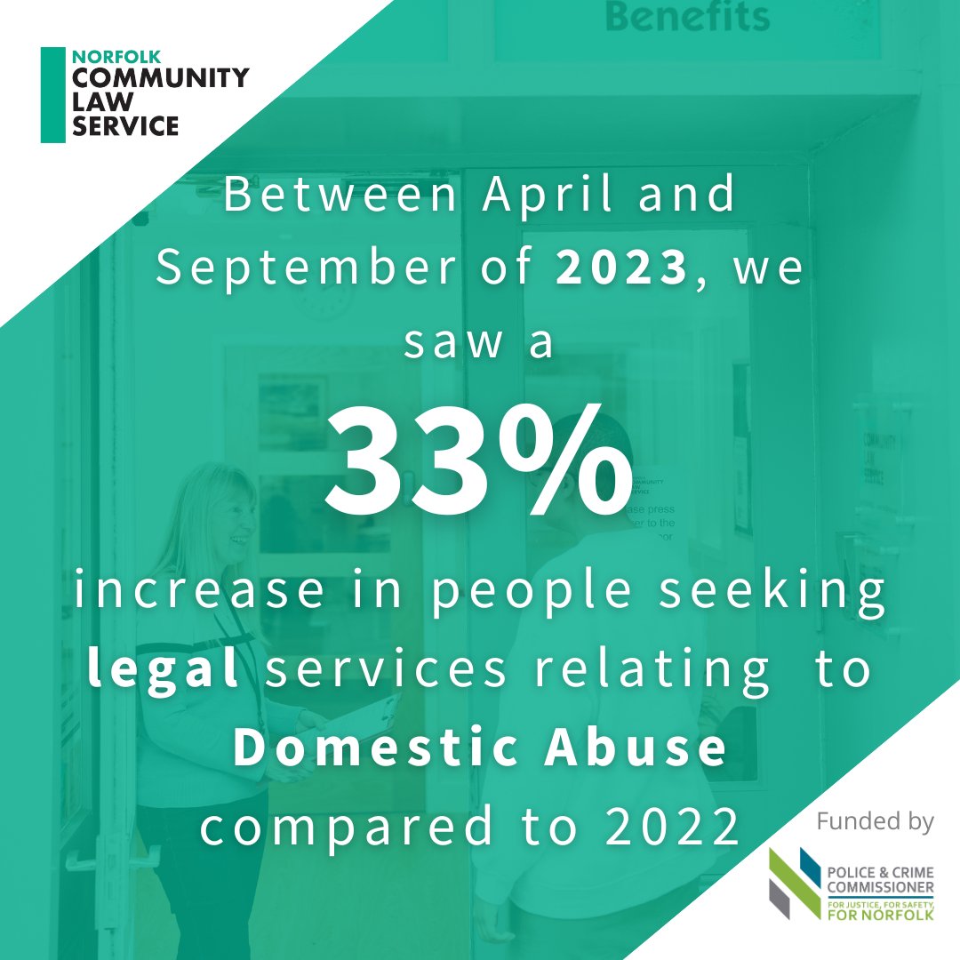 In 2023, we helped 263 men and women who needed advice about domestic abuse and the law. The demand for our service is increasing year-on-year - which is why we're so passionate about supporting those in need of free advice. Support us by volunteering: ncls.co.uk/volunteer/