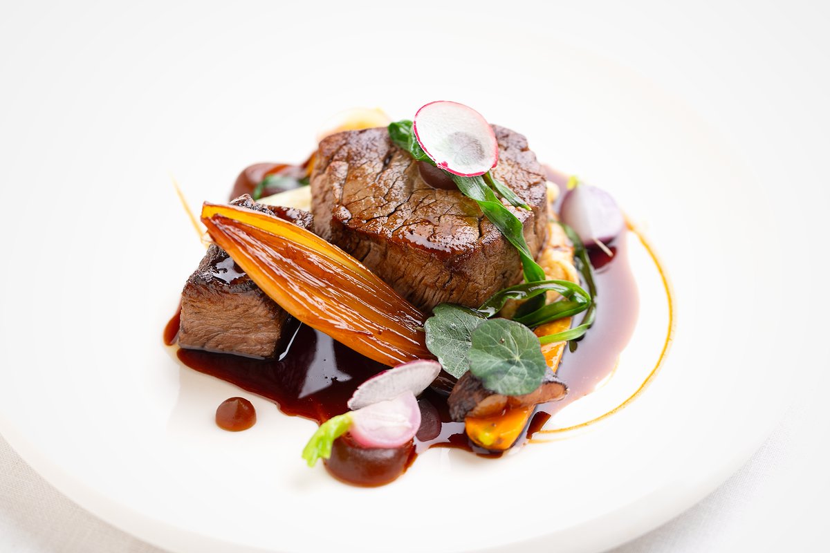Hambleton_Hall's tweet image. On the menu...Hereford Beef, delicious.

#MICHELINStar #MICHELINGuideGBI