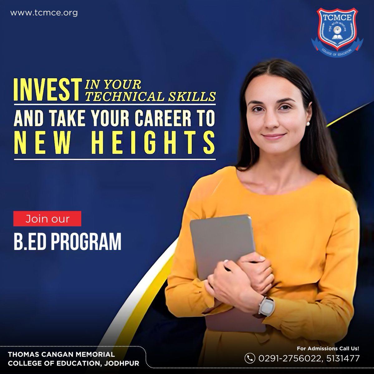 tcmcejodhpur's tweet photo. Enroll in our teacher training program (B.Ed.) at TCMCE!
For inquiries, contact 0291-2756022, 5131477. Visit our website: https://t.co/5FR5Zkz8p1
#TeacherTraining #EducationPathway #BEdProgram #TeachingExcellence #EducationJourney #TCMCEducation #TeacherTraining #TCMCE #BED https://t.co/n88uiphd2G