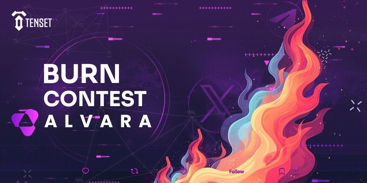To celebrate the upcoming Alvara launch, let's have a massive burn! 🔥

26 Feb - $ALVA IDO 💎
4 March - Uniswap listing 🦄

For 3 days, you can add 100 #10SET tokens to burn 👇
Follow <a href="/AlvaraProtocol/">Alvara</a> +20
Join t.me/alvaraprotocol +35
Like +10, RT +20, Comment #Alvara +15 👇