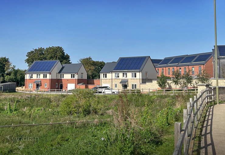 Happy #fusionfriday!
We love to see a street full of #solar!
These contemporary family homes have had #roofintegrated #solar installed, helping the homeowners save money
on their #energy bills!