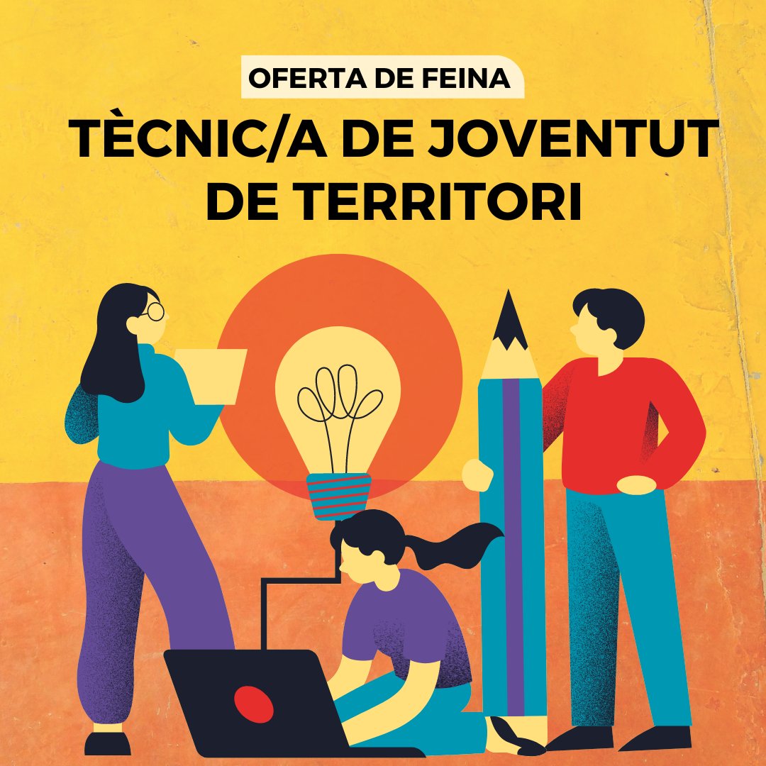 ⠀
Vols treballar amb nosaltres?
L'equip de l'Oficina Jove creix i estem buscant un/a tècnic/a de Joventut de territori.
Pots consultar les bases aquí: bit.ly/OJS_convocator…
Presenta la teva candidatura abans del 14 de febrer
⠀
#OJSolsonès #solsonès #solsona