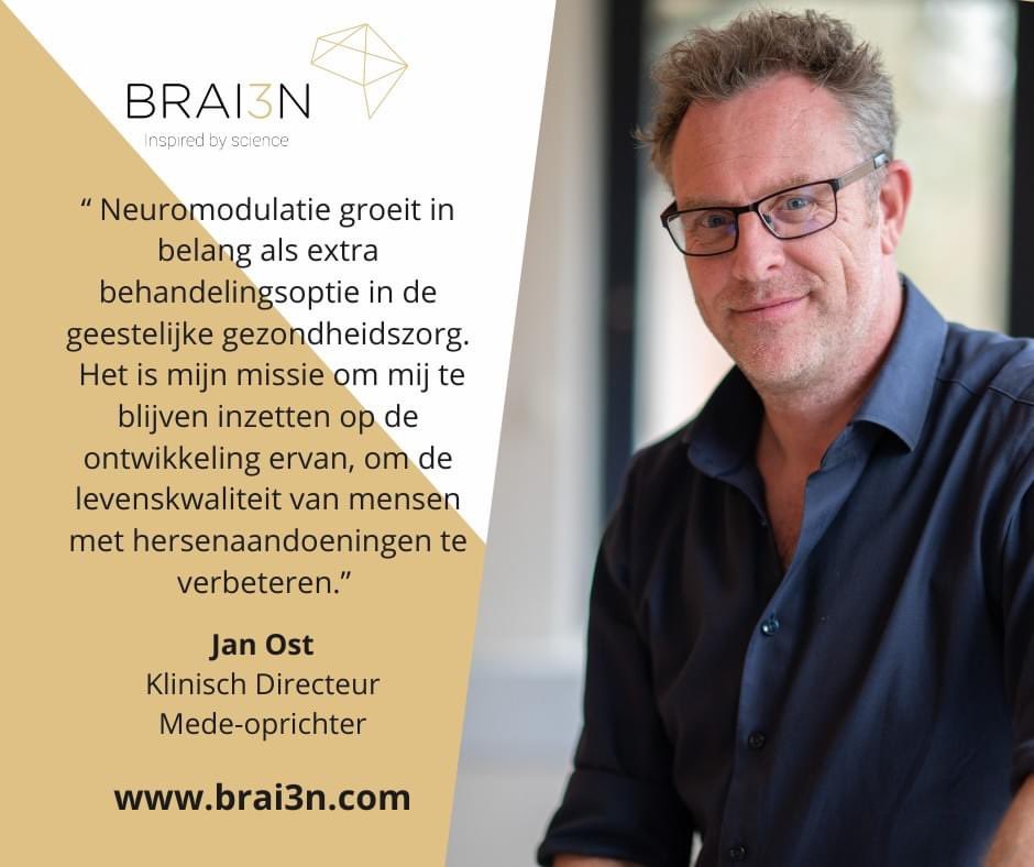 Jan Ost heeft zijn expertise ontwikkeld in de elektrofysiologie van de hersenen en is een voorloper op het gebied van de klinische toepassingen van neuromodulatie.#tinnitus #burnout 
#depressie