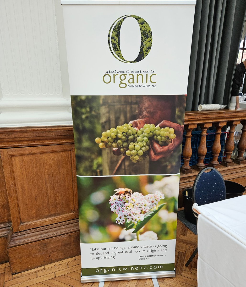 It was great to see an organic presence at a New Zealand wine tasting event in London recently! ⁠
⁠
#thinkandrinkorganic 🍾🌱⁠