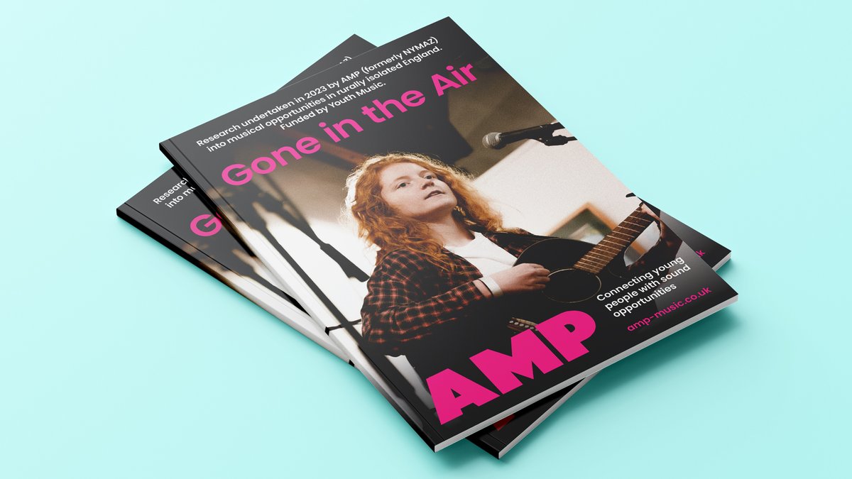 Been a busy time @_ampmusic_ HQ. Today they're sharing all the hard work gone into the Gone in the Air report, looking at ways to improve out-of-school music education for young people experiencing rural isolation. More here: amp-music.co.uk/report/gone-in… Lx