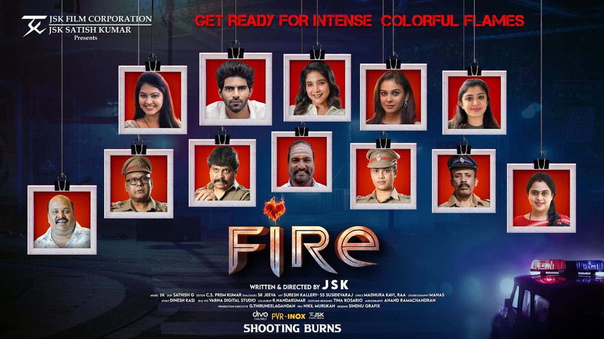 #FIRE Congrats & all d best team @JSKfilmcorp @Officialbalaji #Gayathrishan #Rachitha #mahalakshmi @ssakshiagarwal @IamChandini_12 @bbsureshthatha @ActorViji @anuvignesh1527 @DK_Musicoffl @ECspremkumar @divomovies @onlynikil