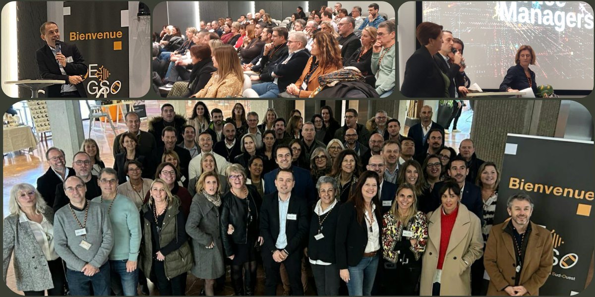 Merci 🙏  à nos managers et transverses pour cette magnifique journée passée ensemble 🤩. La force 💪 de notre collectif et de notre ancrage sur le territoire au service de nos clients B2B!  🐯#Orange #DEGSO 🐉 #Fierté