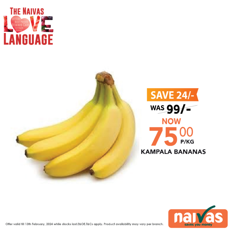 naivas_kenya's tweet photo. Si lazima utegemee wenzetu wa Ukambani😂  na unaweza jisort na fresh fruits huku Naivas! Karibu kwa branch kununua fruits of the season for your smoothies and fruit salads this weekend! 🍌 

#TheNaivasLoveLanguage ✓ | *Offers valid countrywide until 13/2/2024 https://t.co/Hf04epfgts