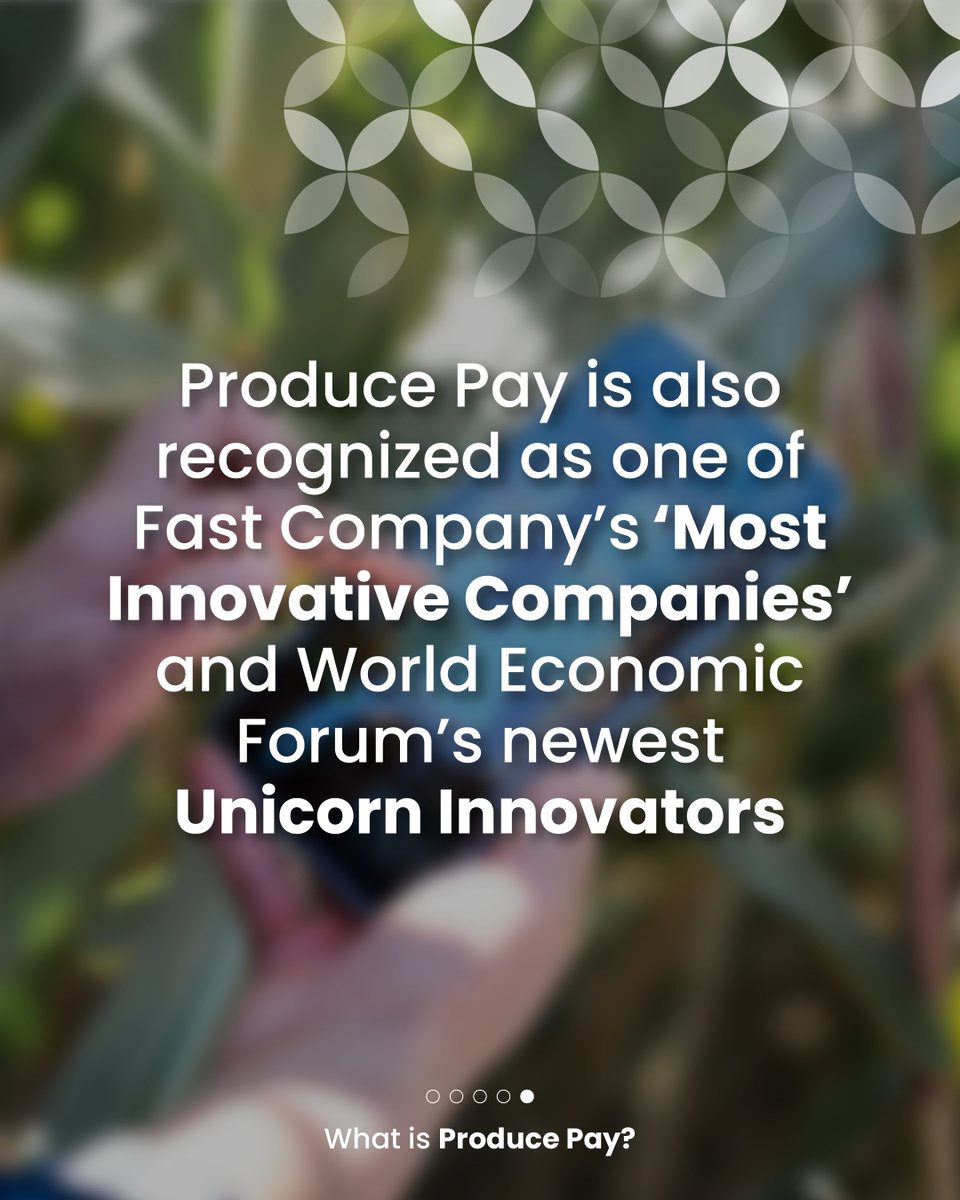 We're proud to contribute to the growth of @ProducePay_en to better support farmers and provide them with greater access to financial security. We're working closely with stakeholders globally to create a stronger, more secure future for agriculture. Learn more about our…