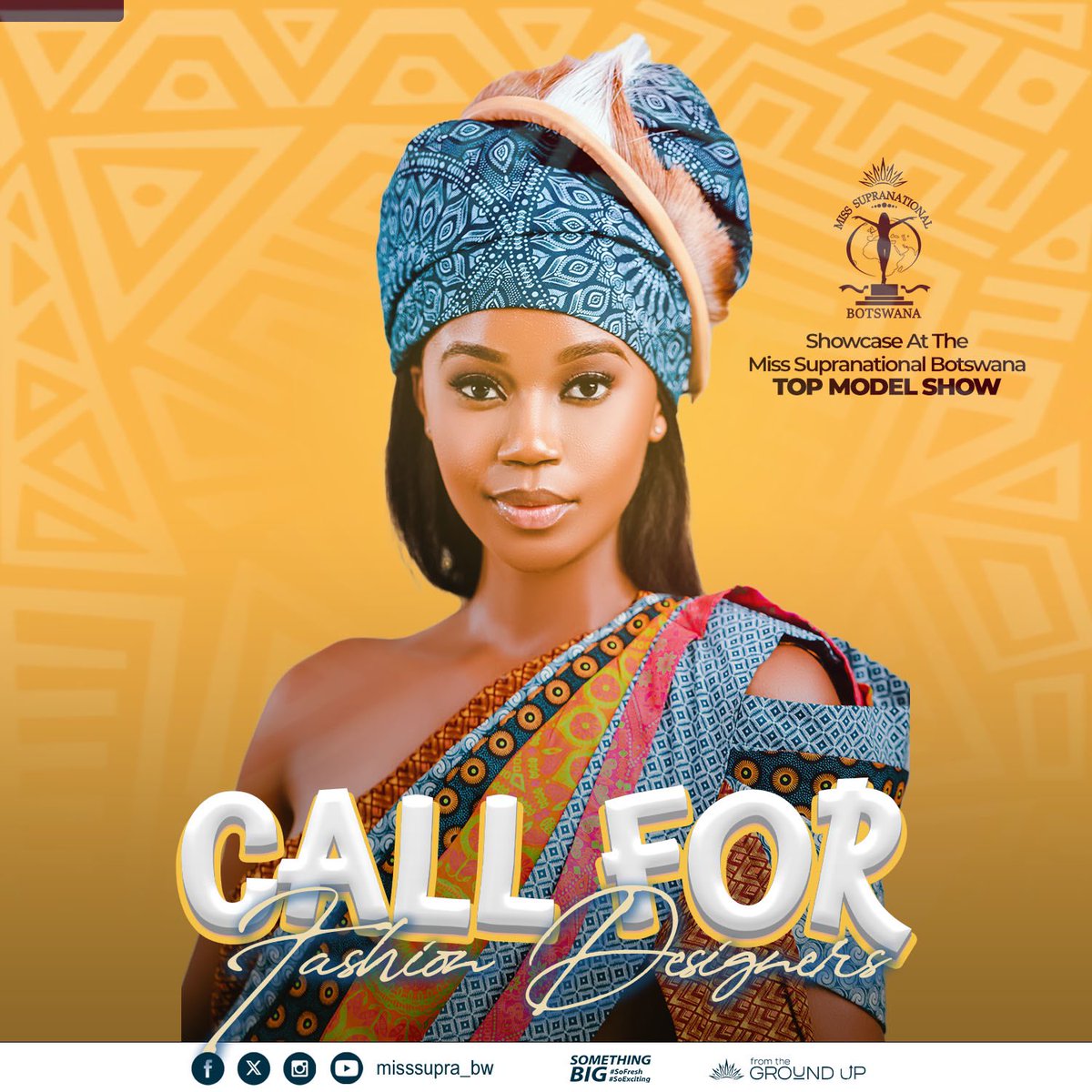 MSB invites interested Fashion Designers, Labels, Accessories Individuals who wish to collaborate and showcase at the TOP MODEL SHOW on the 2nd March 2024.

This invitation is open to the global community.

If Interested email info@misssupranational.co.bw before the 16th Feb 2024