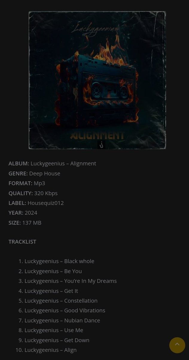 Woah he dropped an album <a href="/Luckygeenius/">Gontse masilo</a>

🎶🤏🙏