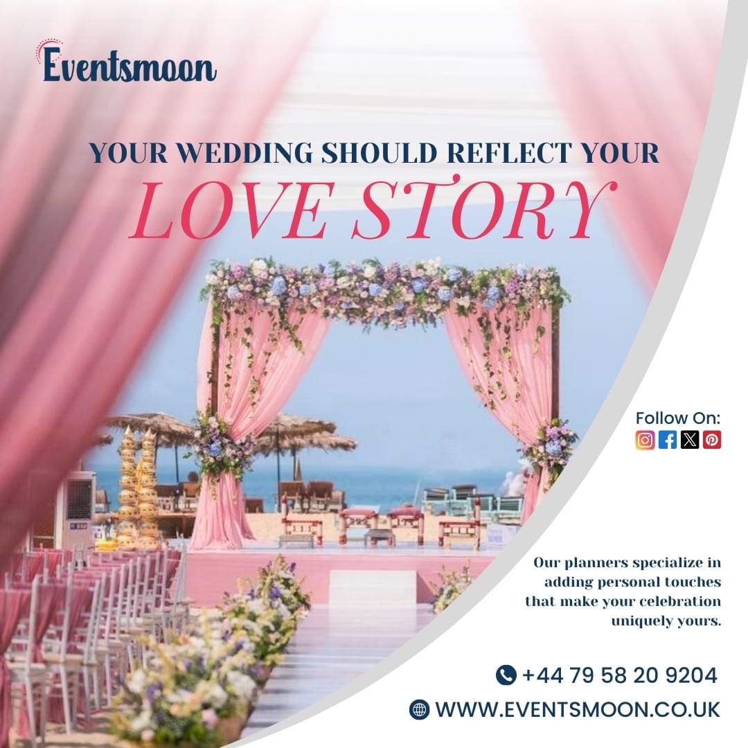 Your Wedding should reflect your love story

Our planners specialize in adding personal touches that makes your celebration uniquely yours

#eventsmoonuk #eventsmanagementuk #eventdecorationsuk #London #weddingdecor #memorablecelebrations