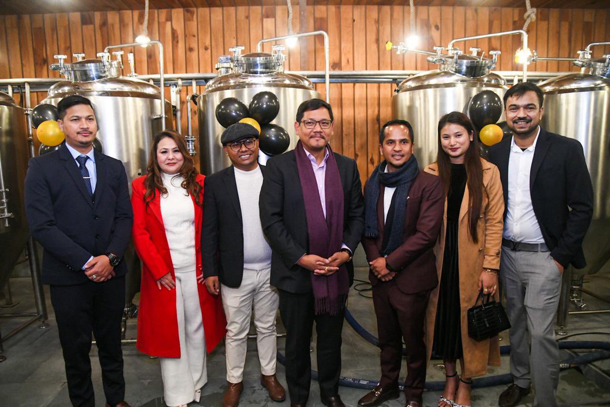 SangmaConrad's tweet photo. Inaugurated The Yeastern Civilization, Shillong’s first Brew House and Kitchen at Laitumkhrah. https://t.co/nYftQXvYgS