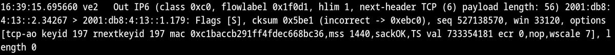 Good news for Friday … this looks promising!

(Thanks to Kata for coding this.)

#firststeps #BIRD #tcpao #linux #cprogramming