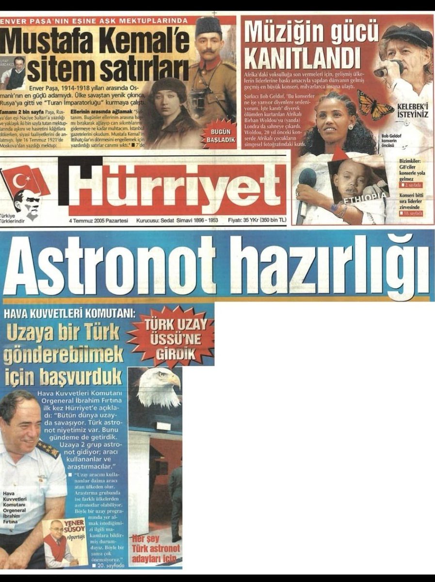 Uzaya Türk astronot gönderme fikri 2005'te gündeme gelmiş. 19 yıl sonra 2024'te Alper Gezeravcı'ya nasip oldu.