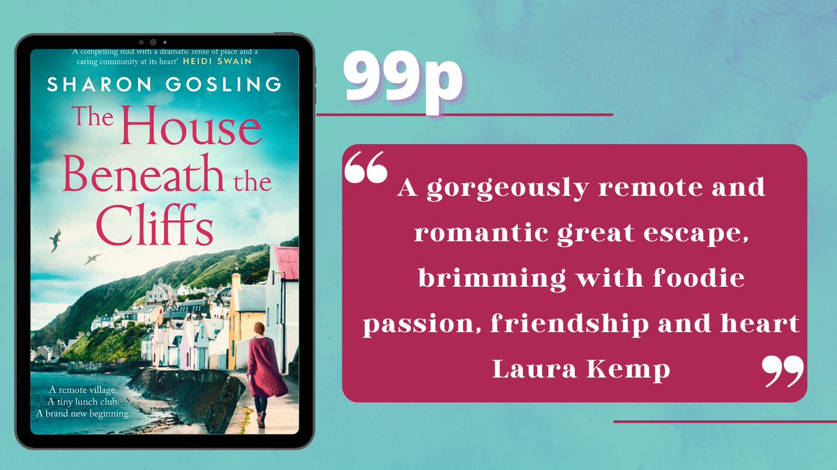 ICYMI: HUGE eBook price drop on @sharongosling's #TheHouseBeneathTheCliffs! 'A compelling read with a dramatic sense of place and a caring community at its heart' Heidi Swain simonandschuster.co.uk/books/The-Hous…