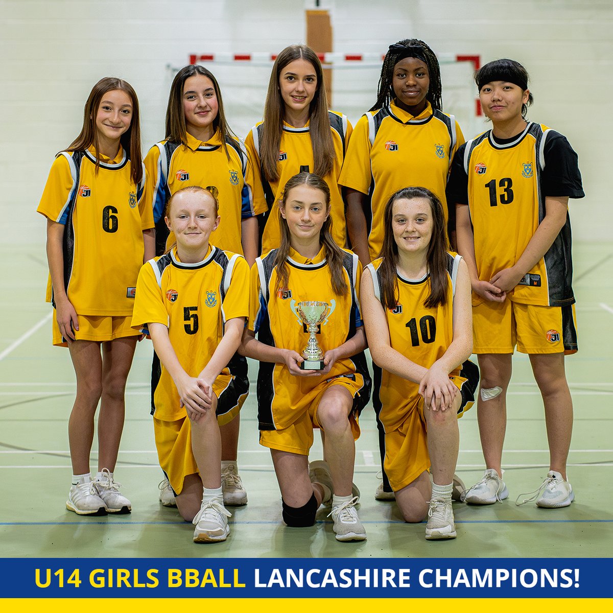 LANCASHIRE CHAMPIONS! 🏀🏆 Our U14 Girls Basketball Team have been crowned Lancashire Champions after beating Clitheroe Grammar in the final 29 - 17. Well done girls - an incredible achievement! Congrats also to Tilly who was voted MVP by the officials!