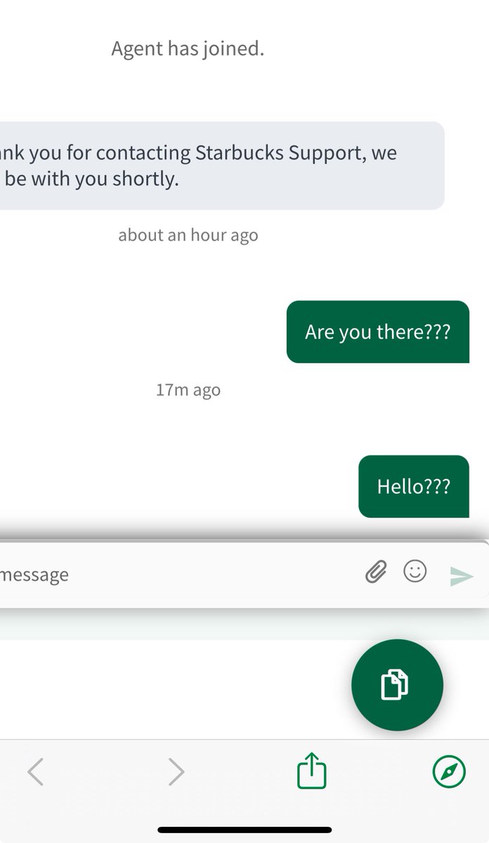 Hey <a href="/Starbucks/">Starbucks</a> how long is shortly?