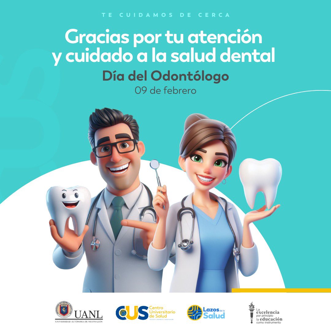 En el Día de la odontóloga y el odontólogo🦷 expresamos nuestra profunda gratitud a todos los profesionales que cuidan nuestra salud bucal con dedicación y compromiso. Su labor es fundamental para mantener sonrisas saludables y mejorar la calidad de vida.