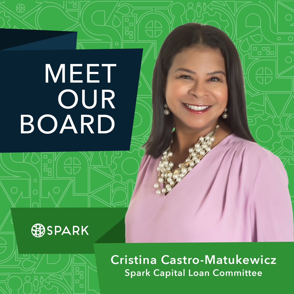 Welcome Cristina Castro-Matukewicz to our Spark Capital Board! Thrilled to have her expertise in community development. With experience in leading philanthropy and promoting diversity, equity, and inclusion at Wells Fargo. Recognized for outstanding service and leadership.