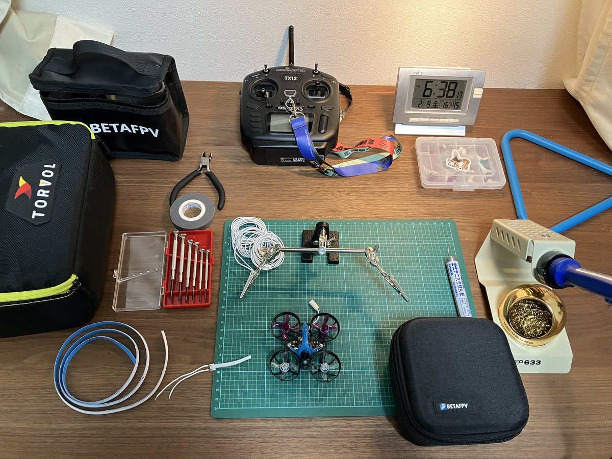 HacchanFPV's tweet photo. 明日の試合頑張るぞぉ！
サブ機逝ったから心配、、、 https://t.co/aApqVa2dHh