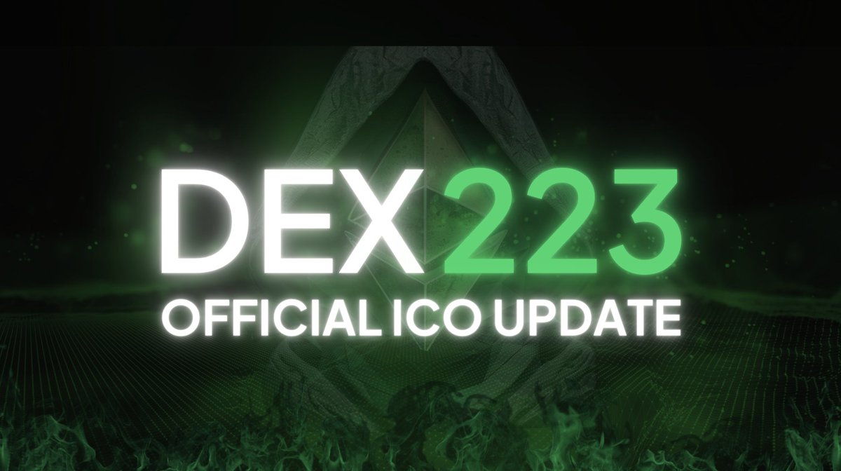 Exciting update on our official #ICO launch! Based on data insights, we're tweaking the #D223 token sales schedule and will kick off the next round sooner🔥
Stay tuned for the official announcement in the days ahead!

In the meantime, join us on Discord⤵️
discord.gg/t5bdeGC5Jk