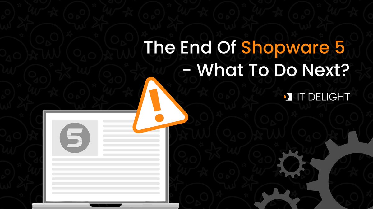 ❗️Shopware 5 development will be completely discontinued at the end of July 2024. 

To be ready for this, read our article, which can become your comprehensive guide to solving this situation - itdelight.io/shopware-5-end…

#Shopware5 #Shopware6 #ShopwareMigration #ecommerce