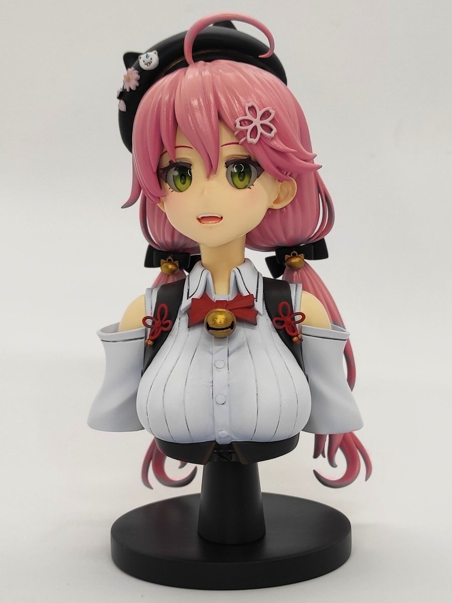 ワンフェス告知 さくらみこ 胸像 5.000円 全高約12cm 横幅約6cm