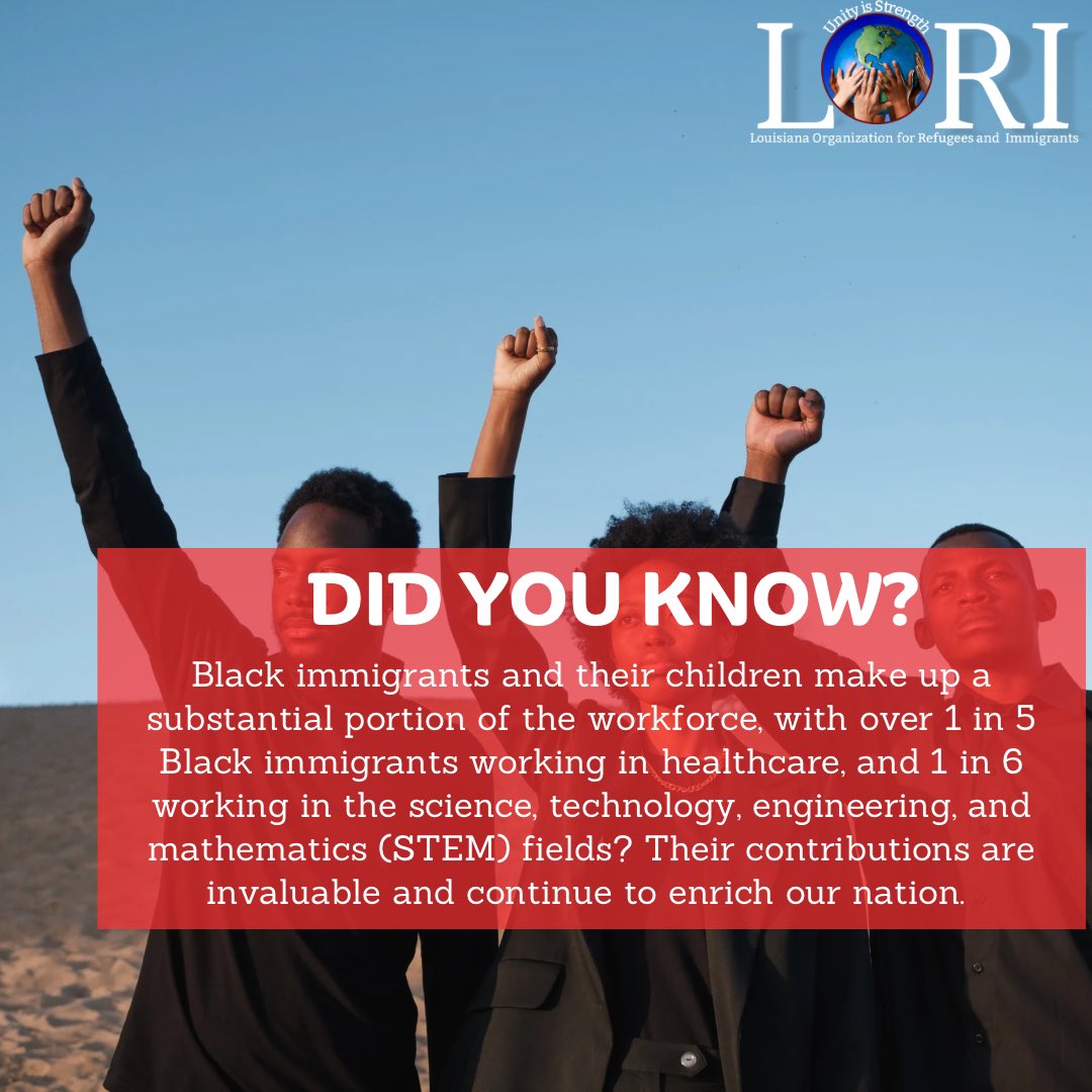 👩🏾‍🔬👨🏿‍💼 In honor of Black History Month, let’s recognize the significant impact of Black migrants and their descendants on the US workforce.

#loricares #BlackHistoryMonth #BlackExcellence #DiverseWorkforce