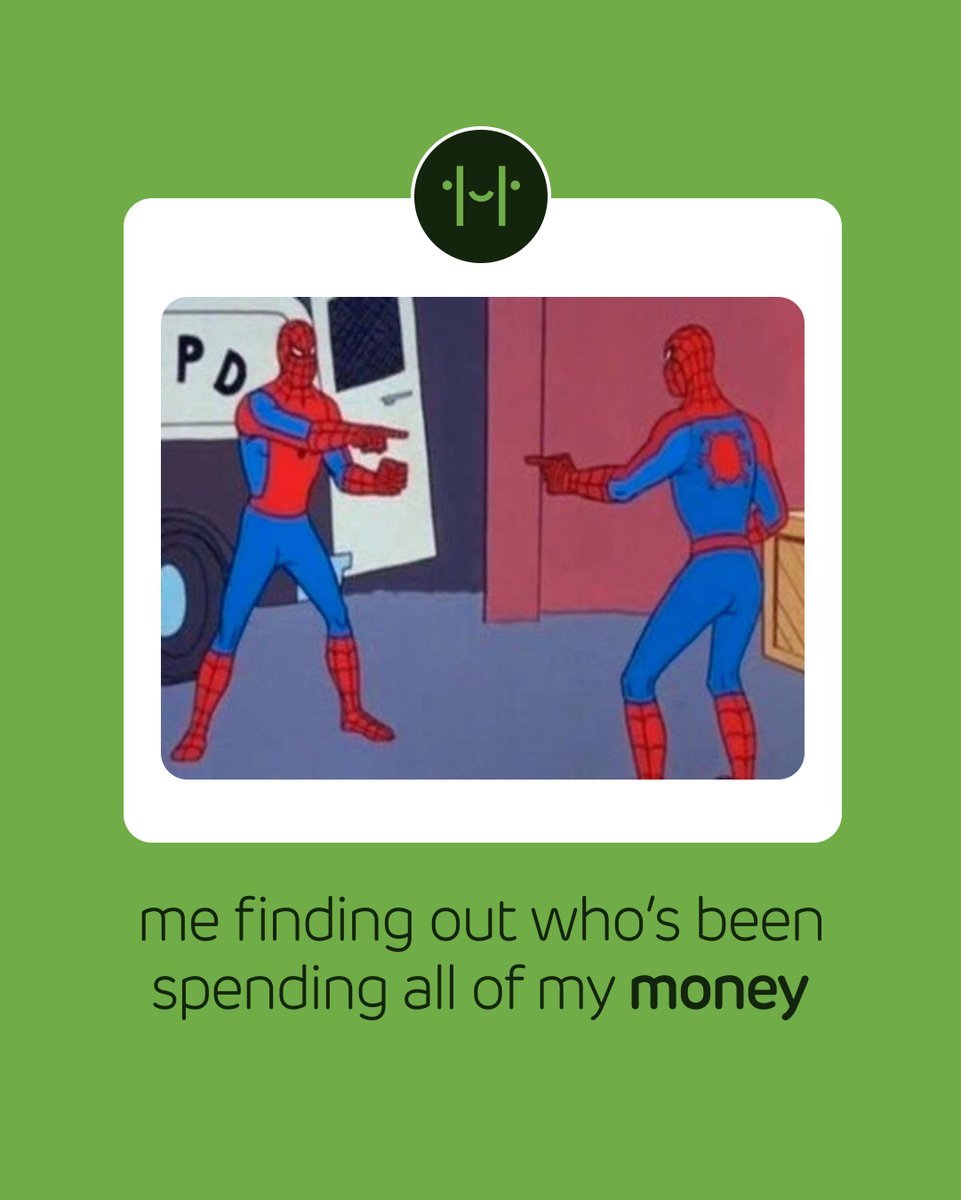 HugoBank_pk's tweet photo. When you finally look at your monthly spendings and realize who the real culprit is. Who can relate?💸🤷‍♀️ 
#HugoBank #Spending #Money #DigitalBank #Pakistan https://t.co/CytrVaCGIG