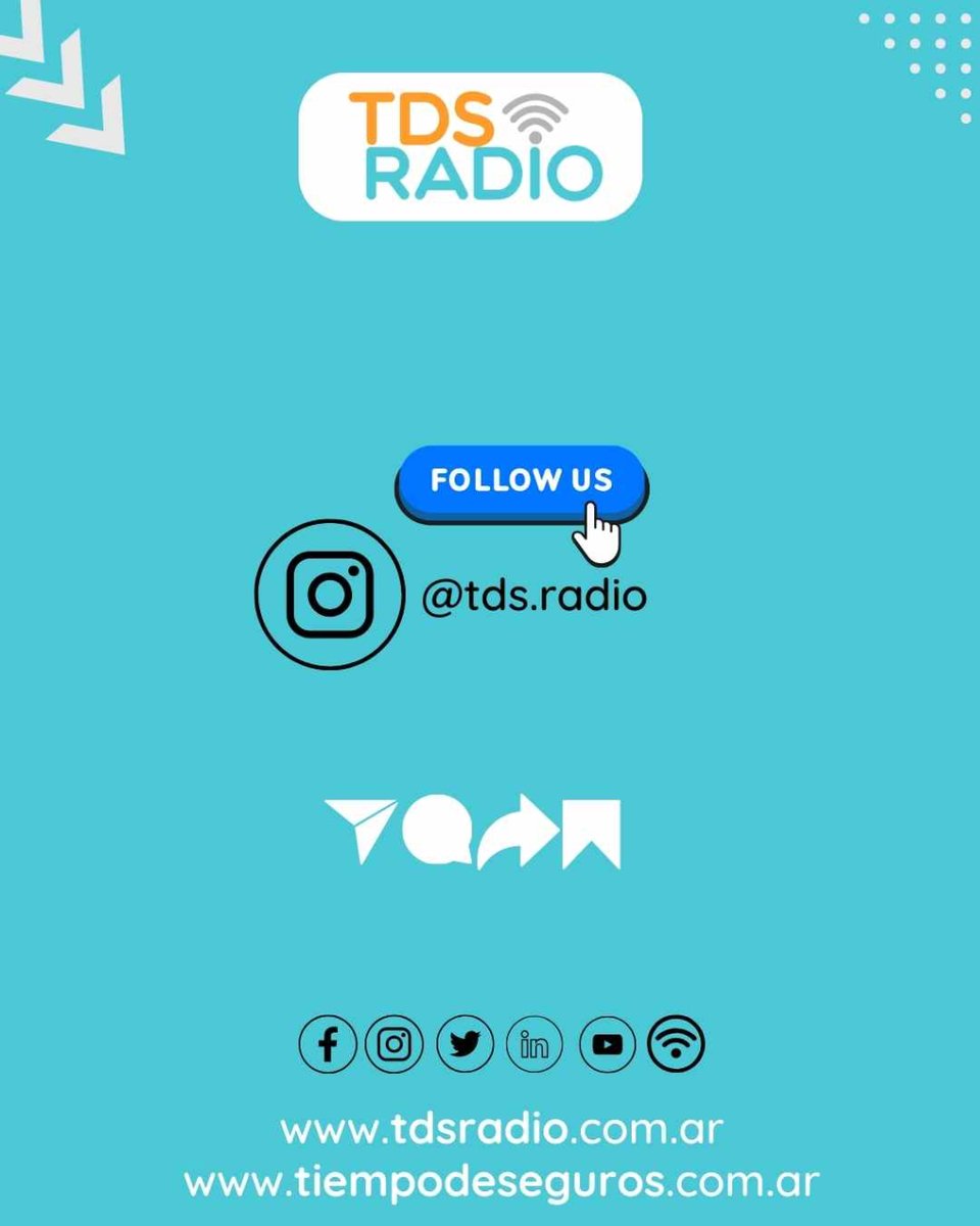 tiempodeseguros's tweet photo. 👍Podes escuchar toda la programación de @tds.radio en 📲 https://t.co/J1JZC47NZg y los sábados en vivo compartimos #LaPreviadeTDS 🔁10:45 am y a continuación el clásico #TiempodeSeguros #Podcast #Radio #Multimedio #Seguros #Apps https://t.co/R0z7GXtV9a