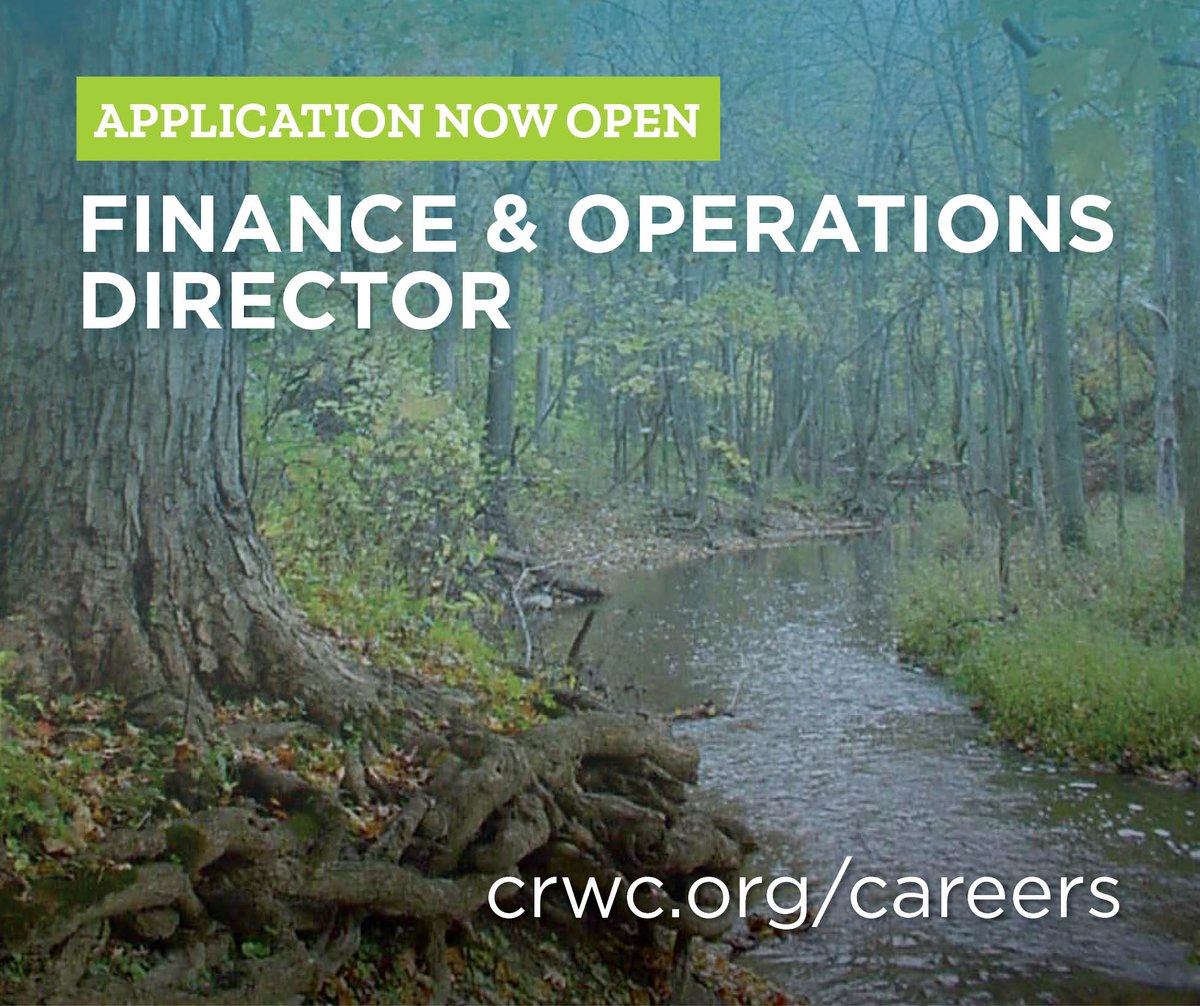 CRWC is looking to add a full-time Finance &amp; Operations Director to our team to assist the executive director in leading the financial management and day-to-day operations of the organization! Visit crwc.org/careers to learn more and apply.