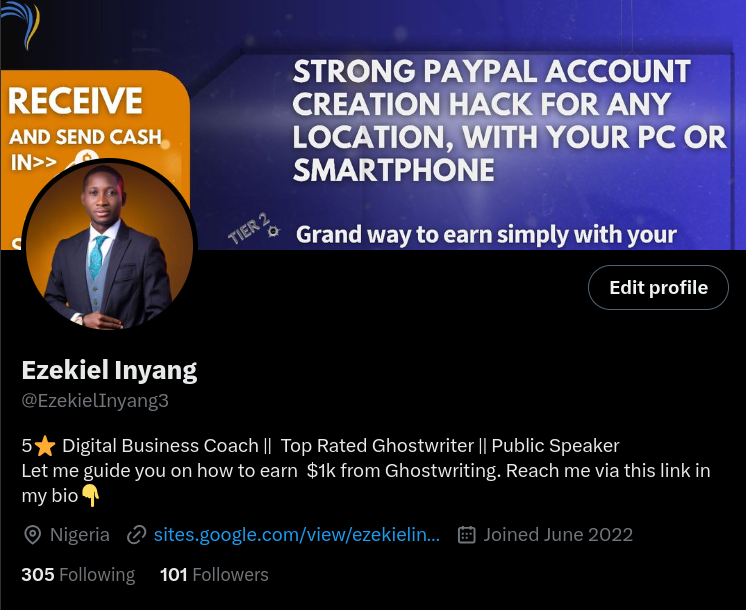 EzekielInyang3's tweet photo. 101k followers?😳

That's how I feel.  It took over a year to hit this milestone.
Thanks so much, 101 family.
Eish.. Don't move. I have taken a screenshot before anybody disappears.😂

Let's go Twice as Tall 🚀🚀

Tags: Nwabali | Iwobi | Ghanaians | Abel | Musa | Yomidun | Papaya https://t.co/QHSfHHrRsl