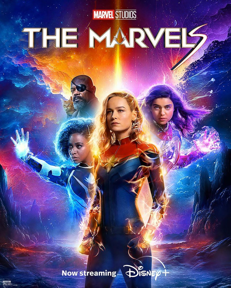 #TheMarvels is now streaming in #IMAX Enhanced on #DisneyPlusHotstar
.
#OCDTimes #MCU #MarvelStudios #MarvelHindi #MarvelIndia #TheMarvels #MissMarvel #CaptainMarvel #BrieLarson #ImanVellani #MsMarvel #TeyonahParris #MonicaRambeau #NiaDaCosta