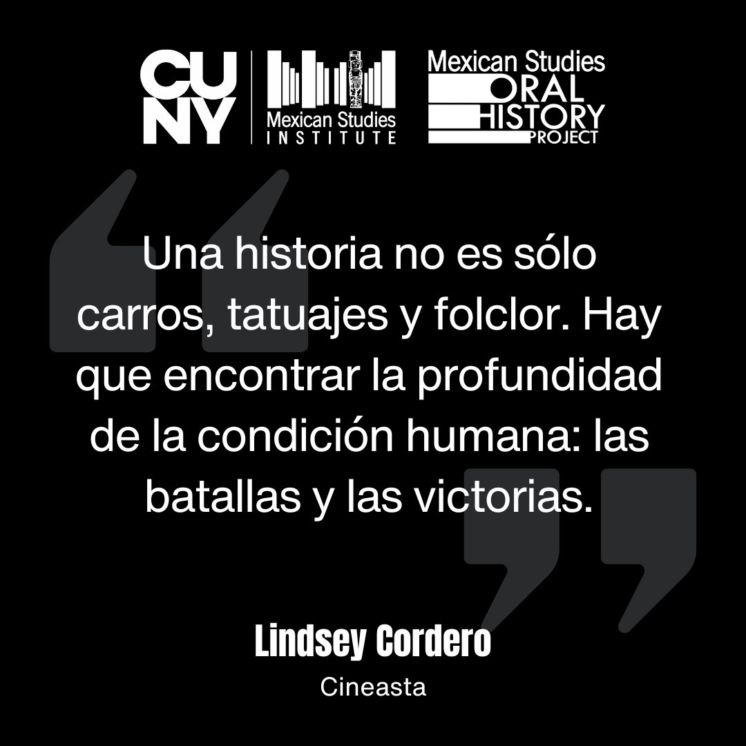 🗣️ Here's a reminder to watch episode of Mexican Studies Oral History Project w/Mexican filmmaker Lindsey Cordero on @bronxnettv. Watch now here: mexicanstudies.info/ohp-lcordero #independentcinema #latinofilmmaker #womeninfilm #nyc #nycfilms