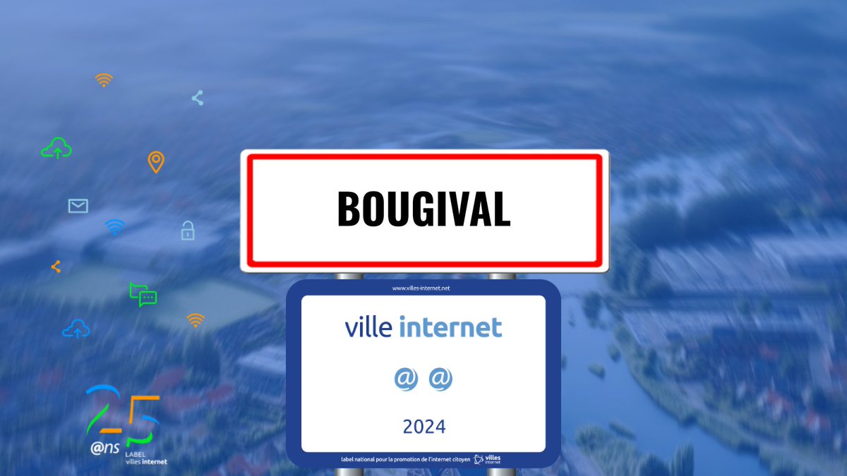 La Ville de Bougival a été labellisée Ville Internet avec 2 @ pour la première fois depuis que ce label existe. Cette reconnaissance salue l'engagement de l'équipe municipale et celle des agents qui se sont mobilisés pour moderniser les services publics rendus aux Bougivalais !