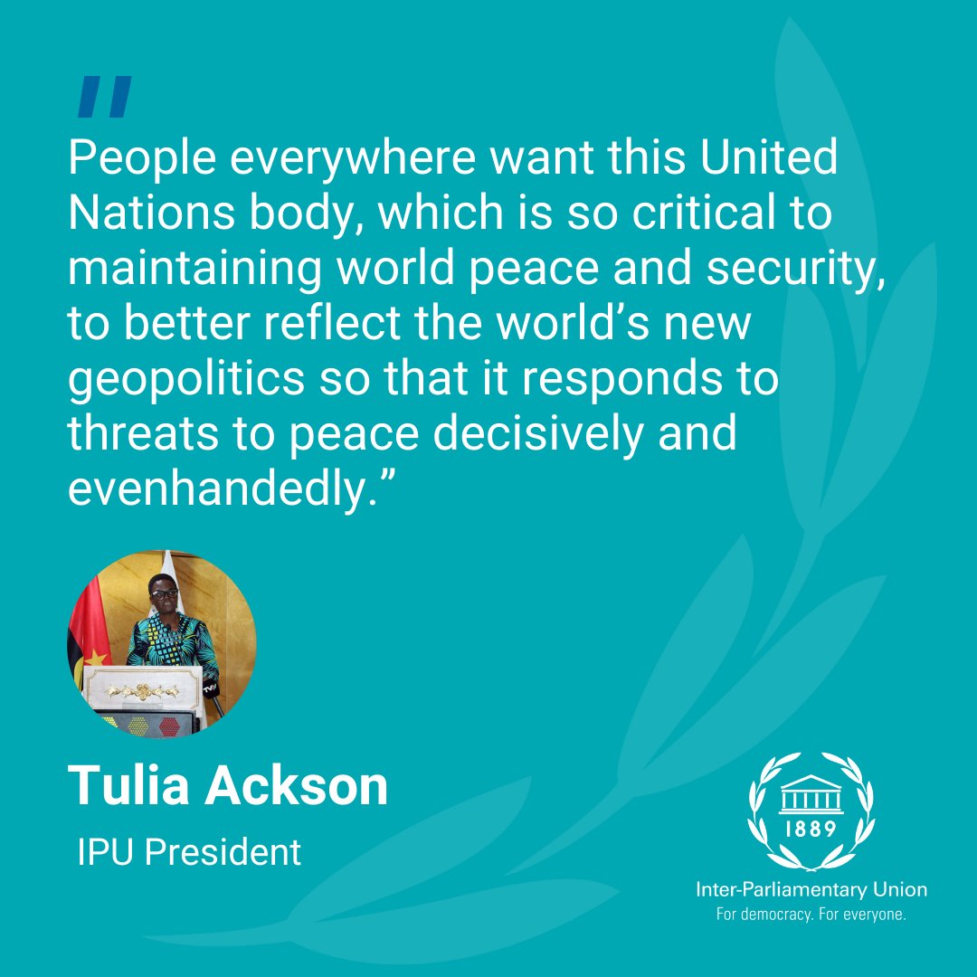 The human, environmental and economic cost of conflict is out of control. We need to focus more on prevention. Our multilateral system needs to be updated to be fit for purpose with regard to conflict prevention and resolution. #PH24 @UN_PGA #UNPGA78 ➡️ipu.org/PH24