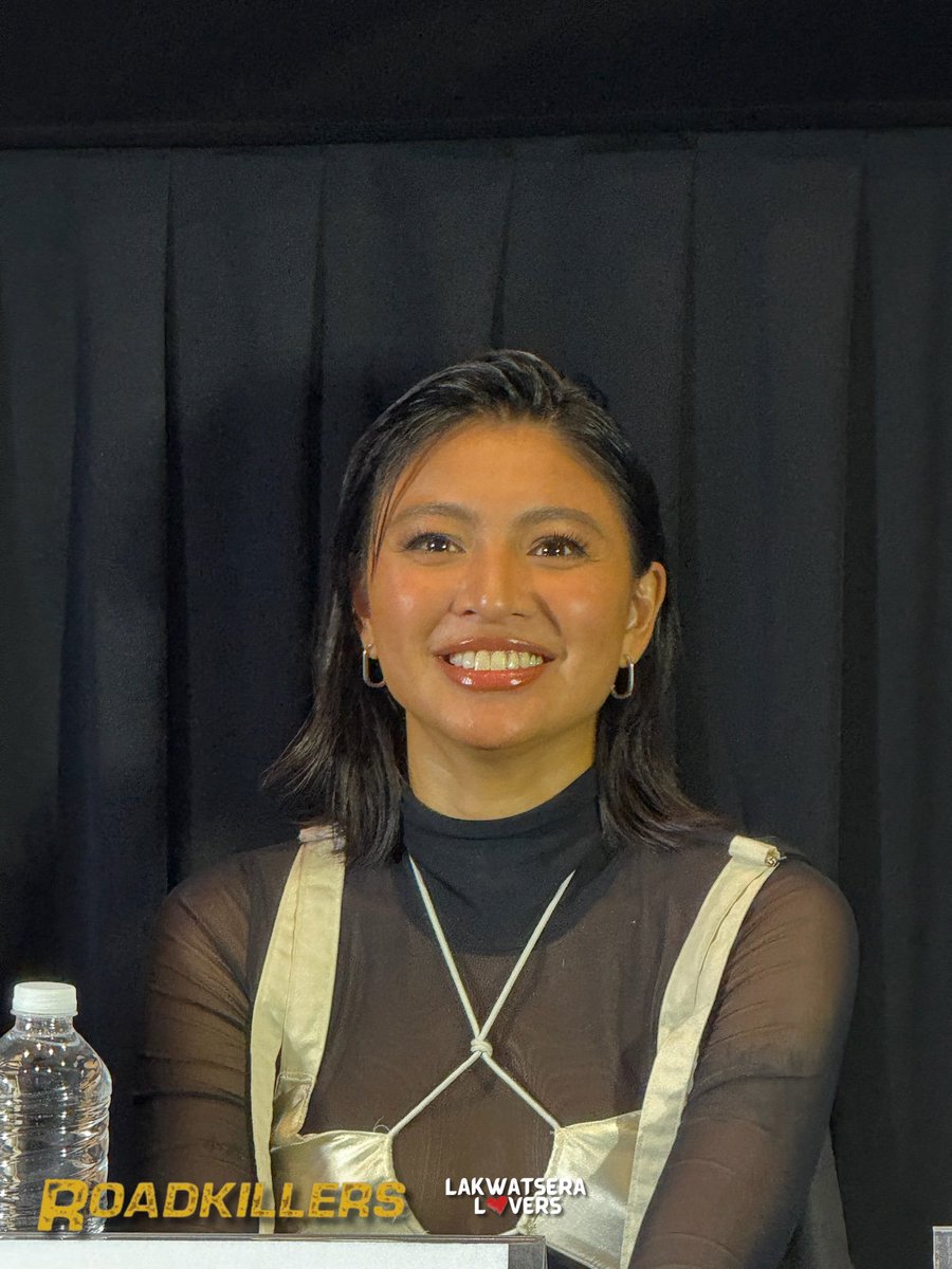 HelloLakwatsera's tweet photo. Appreciation post for the beauty of our President #NadineLustre 🥰😍

Earlier at the #RoadKillersMediaCon https://t.co/mWg5wH3mxp
