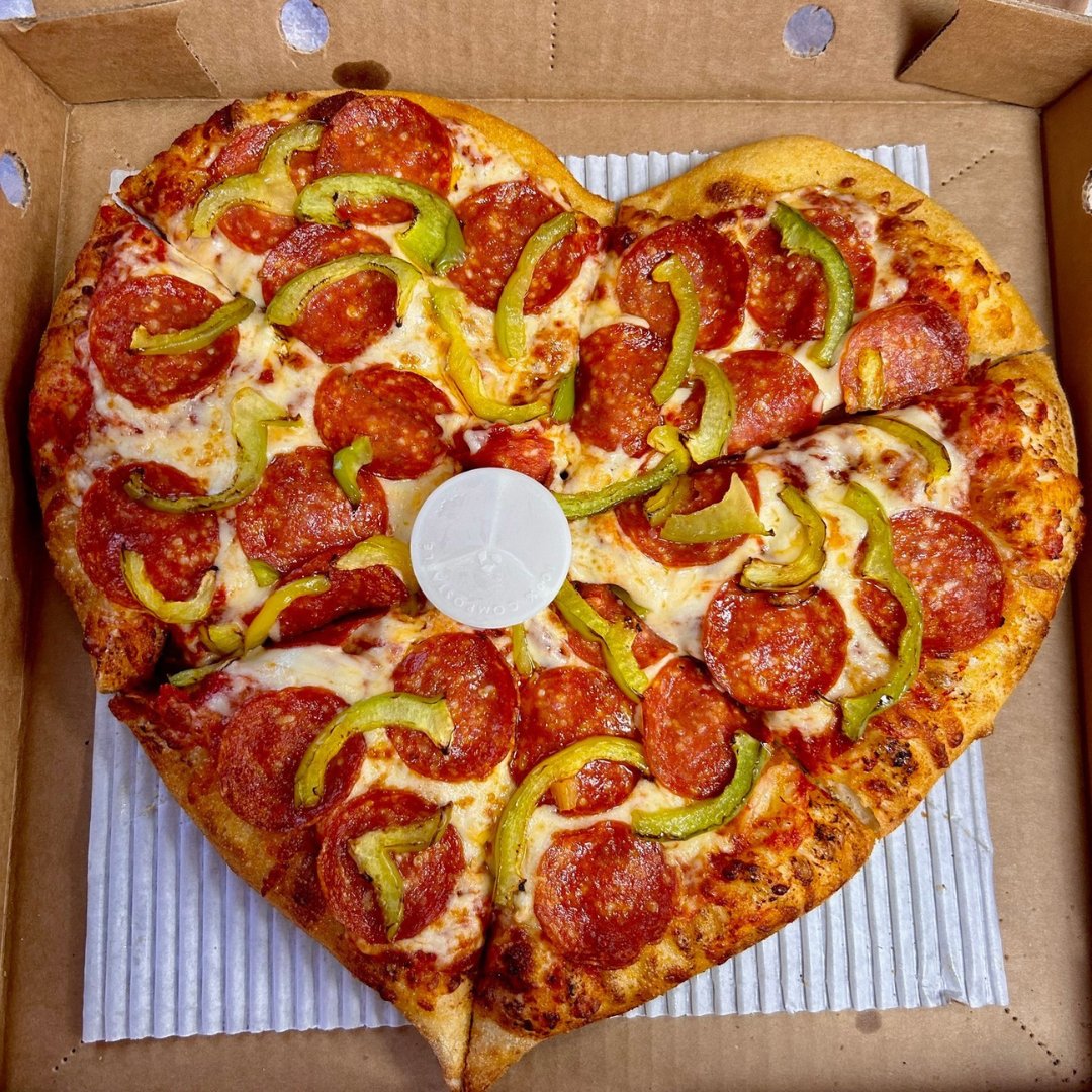 Want to get cheesy this Valentine's Day?

Try a heart pizza from <a href="/PizzaPizzaLtd/">Pizza Pizza</a>! Every two-topping heart pizza raises dough to support sick and injured kids in our community.

Visit pizzapizza.ca/heart-pizza/ to order yours today!

#NationalPizzaDay